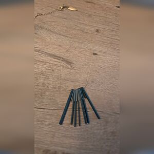 Elegant Gold and Blue Plunder Necklace